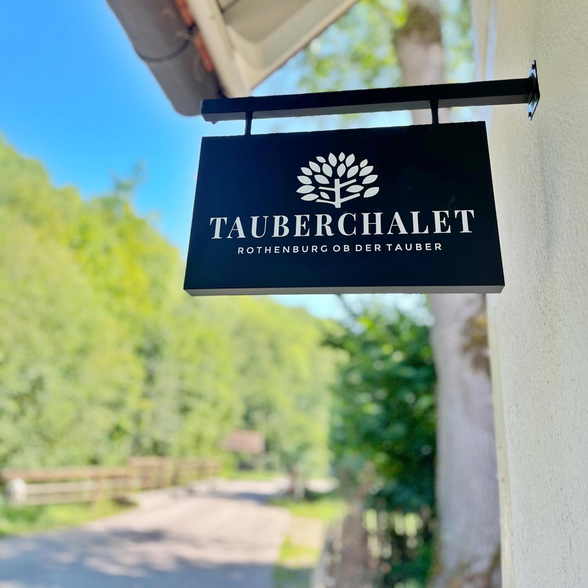 Tauberchalet I Boutique-Ferienhaus Mit Sauna, Whirlpool & Natur I 10Min Walk To Historic Old Town Rothenburg ob der Tauber Eksteriør bilde